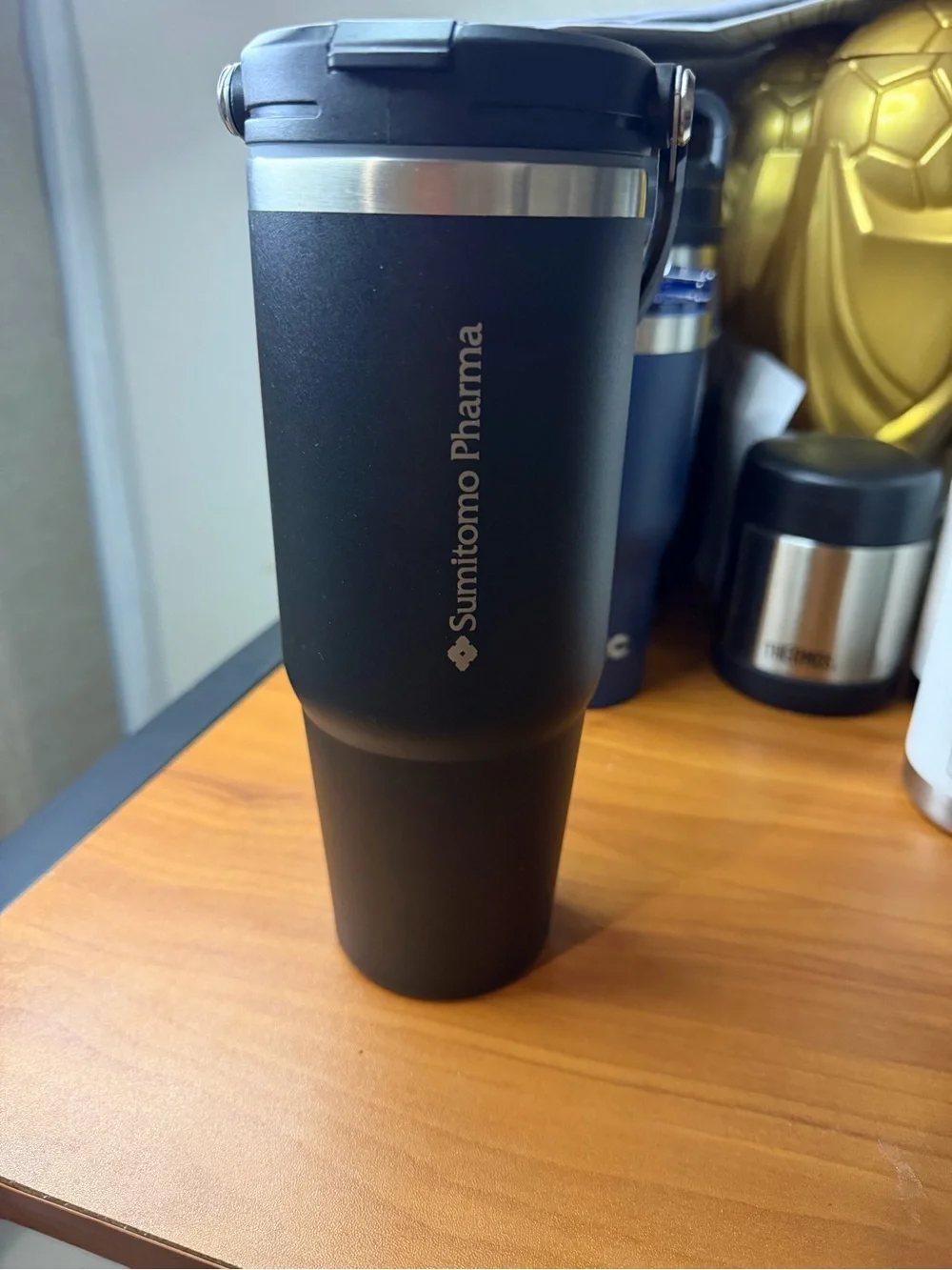 Black Insulated Travel Tumbler